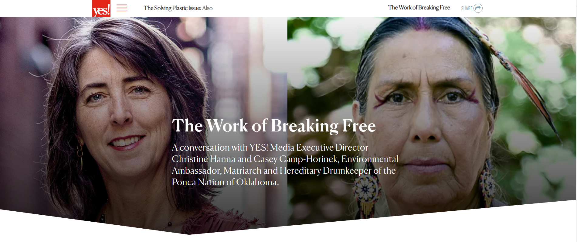 Read more about the article Interview:  The Work of Breaking Free