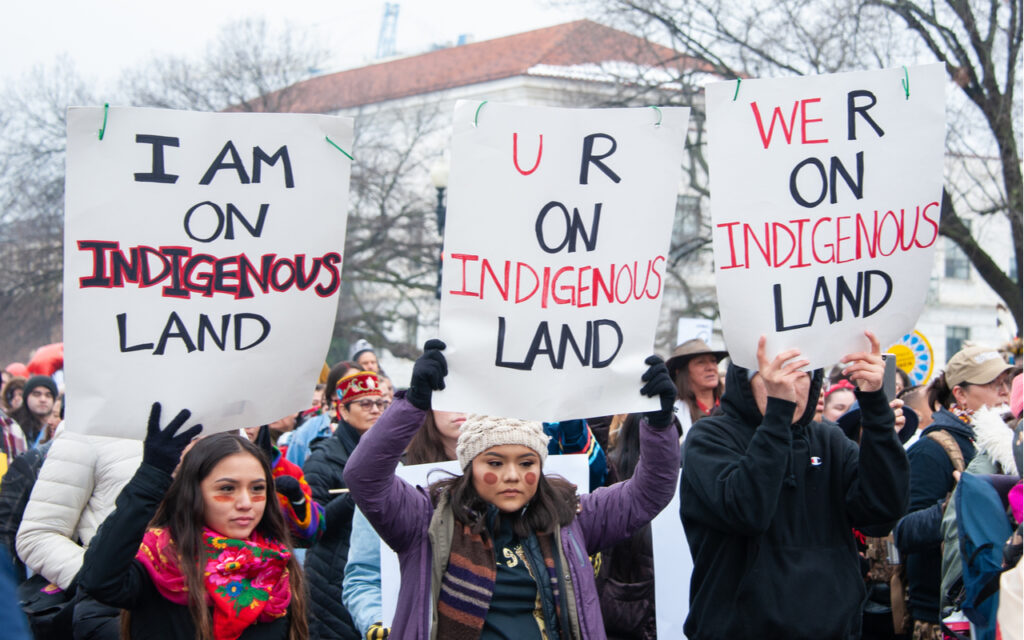 Respect indigenous leaders and give the land back movement rights